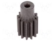 Spur gear; whell width: 25mm; Ø: 14mm; Number of teeth: 12; ZCL ELESA+GANTER