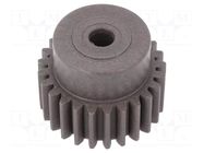 Spur gear; whell width: 30mm; Ø: 39mm; Number of teeth: 24; ZCL ELESA+GANTER
