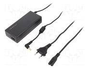 Power supply: switching; 19VDC; 4.9A; Out: 5,5/2,5; 90W; 220÷240VAC QOLTEC