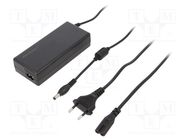 Power supply: switching; 12VDC; 6A; Out: 5,5/2,1; 72W; 220÷240VAC QOLTEC