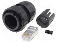 Connector: RJ45; plug; DC; PIN: 8; Cat: 6; shielded; 8p8c; IP67,IP68 SWITCHCRAFT