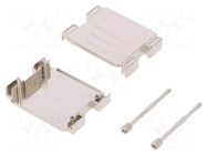 Enclosure for connectors: D-Sub adapters; straight; shielded ENCITECH