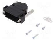 Enclosure for connectors: D-Sub; D-Sub HD 26pin; straight ENCITECH