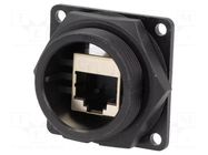 Connector: RJ45; coupler; DC; PIN: 8; Cat: 5e; shielded; 8p8c SWITCHCRAFT