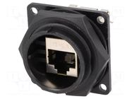 Connector: RJ45; socket; DC; PIN: 8; Cat: 6; shielded; 8p8c; IP67,IP68 SWITCHCRAFT
