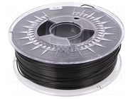 Filament: PLA; Ø: 1.75mm; black,translucent; 200÷235°C; 1kg DEVIL DESIGN