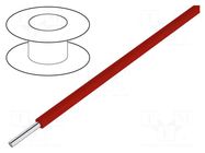 Wire; HookUp Wire; 20AWG; wire; Cu; PVC; red; 300V; 30.5m; 100ft ALPHA WIRE