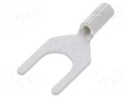 Tip: fork; M4; 0.2÷0.5mm2; crimped; for cable; non-insulated; 4.3mm NICHIFU