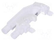 Fiber for LED; Ø3mm; No.of mod: 2; round; Front: flat MENTOR