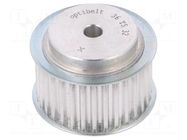 Belt pulley; T5; W: 25mm; whell width: 36mm; Ø: 50.1mm; aluminium OPTIBELT