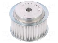 Belt pulley; T5; W: 25mm; whell width: 36mm; Ø: 50.1mm; aluminium OPTIBELT