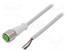 Connection lead; M12; PIN: 4; straight; 3m; plug; 250VAC; -25÷80°C MURR ELEKTRONIK