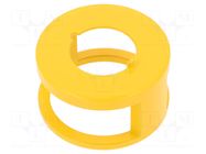 Protective cap; 22mm; 84; -25÷55°C; Ø: 45mm; metal; Body: yellow EAO