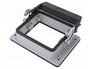 Enclosure for connectors: HDC; size 77.62; for panel mounting ILME