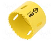 Hole saw; 60mm; aluminium,wood,metal,brass,steel,cast iron; PRO C.K