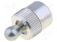 Side thrust pin; Øout: 6mm; Overall len: 11mm; Tip mat: steel; 20N ELESA+GANTER