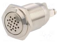 Signaller: sound; 85dB; Illumin: none; IP50; Ø16mm; 1÷10mm; 360mW ONPOW