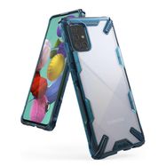 Ringke Fusion X durable PC Case with TPU Bumper for Samsung Galaxy M31s blue (FUSG0064), Ringke