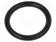 O-ring gasket; NBR rubber; Thk: 1.5mm; Øint: 10mm; black; -30÷100°C ORING USZCZELNIENIA TECHNICZNE