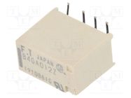 Relay: electromagnetic; DPDT; Ucoil: 12VDC; 2A; 0.3A/125VAC; FTR-B4 FUJITSU