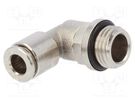 Push-in fitting; angled 90°; -0.95÷16bar; nickel plated brass FESTO