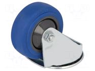Transport wheel; Ø: 80mm; W: 32mm; H: 105mm; torsional; 120kg COLSON