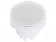 Cap; 21x15x12.2mm; white; YB; YB NKK SWITCHES