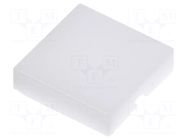 Cap; Illumin: none; 12x12x3mm; white; UB; UB NKK SWITCHES