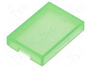 Cap; 17x12x3mm; green; UB; Application-series/manufacturer: UB NKK SWITCHES