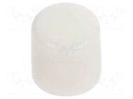 Cap; Illumin: none; Ø8x7.6mm; white; MB; MB NKK SWITCHES
