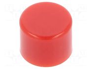 Cap; Illumin: none; Ø5.1x4mm; red; AB; AB,BB NKK SWITCHES