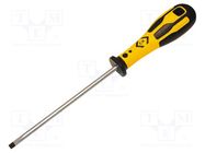 Screwdriver; slot; SL 5,5; Blade length: 150mm; Overall len: 255mm C.K