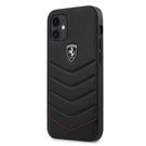 Ferrari FEHQUHCP12SBK iPhone 12 mini 5.4&quot; black/black hardcase Off Track Quilted, Ferrari