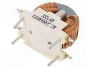 Inductor: wire; THT; 500mA; 490mΩ; -20÷50%; DTS-20; vertical; 230VAC FERYSTER