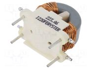 Inductor: wire; THT; 600mA; 280mΩ; -20÷50%; DTS-20; vertical; 230VAC FERYSTER