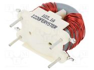 Inductor: wire; THT; 10mH; 1A; 120mΩ; 230VAC; 10.2x20.3mm; -20÷50% FERYSTER