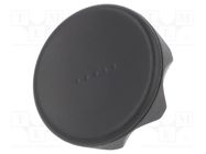 Knob; Ø: 56mm; Ext.thread: M8; 20mm; technopolymer PA; Cap: black ELESA+GANTER