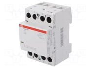 Contactor: 4-pole installation; 40A; 230VAC,230VDC; NO x4; ESB ABB
