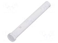 Fiber for LED; Ø3.8mm; L: 23.6mm; round; Front: flat; straight FIX&FASTEN