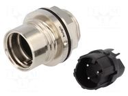 Connector: circular; socket; male; PIN: 3; 16A; 277V; Buccaneer 6000 BULGIN