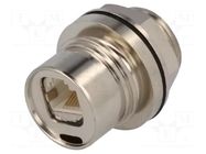 Connector: RJ45; coupler; shielded; push-pull; Buccaneer 6000 BULGIN