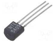 Thyristor; 400V; Ifmax: 0.8A; Igt: 0.2mA; TO92; THT; bulk; Ifsm: 8A NTE Electronics