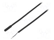 Sensor: temperature; NTC; 10kΩ; Body dim: Ø5x20mm; -40÷105°C; 1.5m TEWA TEMPERATURE SENSORS