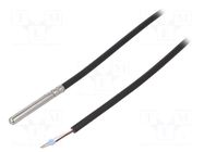 Sensor: temperature; NTC; 10kΩ; Body dim: Ø6x50mm; -40÷105°C; 1.5m TEWA TEMPERATURE SENSORS