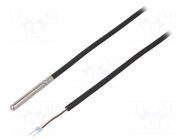 Sensor: temperature; Pt100; 100Ω; cl.B; Body dim: Ø6x50mm; IP65 TEWA TEMPERATURE SENSORS