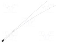 NTC thermistor; 1.8kΩ; THT; 3500K; -40÷125°C; ±0,2°C TEWA TEMPERATURE SENSORS