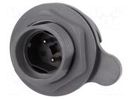 Connector: circular; socket; male; PIN: 2; 25A; 600V; Buccaneer 7000 BULGIN