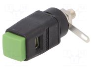 Laboratory clamp; green; 70VDC; 33VAC; 16A; screw,spring clamp SCHÜTZINGER