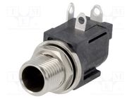 Connector: DC supply; socket; male; on PCBs; THT; Plating: tinned 