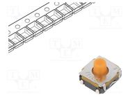 Microswitch TACT; SPST-NO; Pos: 2; 0.05A/32VDC; SMT; none; 1.7N C&K